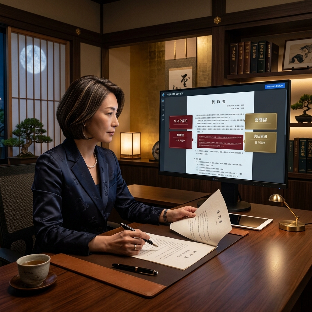 【代表者向け】契約書の「怖いところ」だけをAIが抽出。難しい規約を3つのポイントで要約。