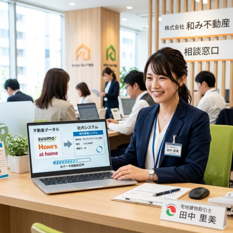 【不動産事務向け】ポータルサイトへの転記作業をゼロに。自社データをAIが各サイトへ自動入力。