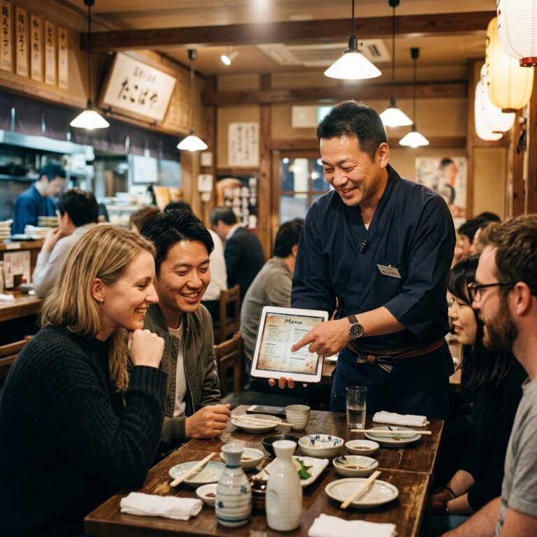 飲食店の外国人接客をAI翻訳でスムーズに：言語の壁を越えたおもてなしを実現