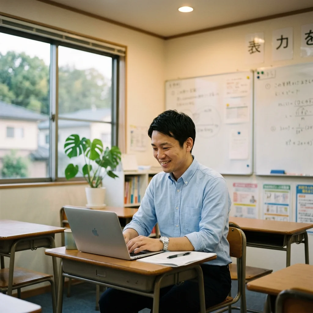 保護者への授業報告書をAIが自動作成！深夜におよんでいた報告書作成から解放され残業ゼロへ